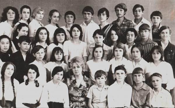 Одноклассники: выпуск 10А 1980  СШ 1 г. Кокчетав